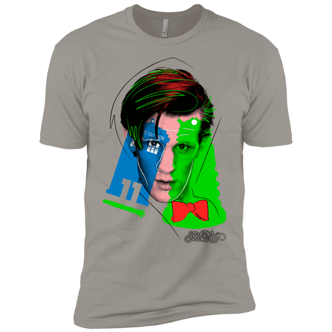 T-Shirts Light Grey / YXS Doctor Warwhol 11 Boys Premium T-Shirt