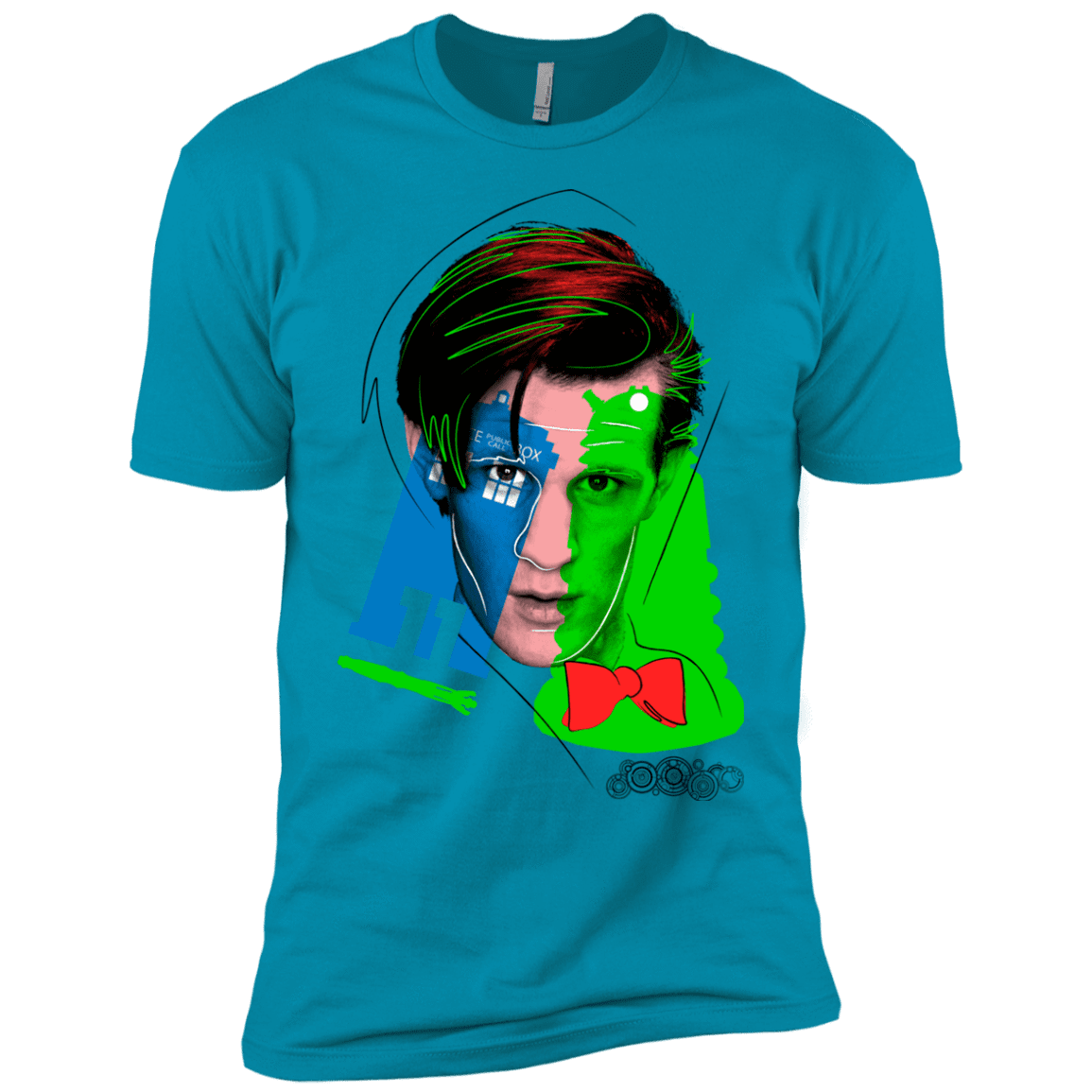 T-Shirts Turquoise / YXS Doctor Warwhol 11 Boys Premium T-Shirt