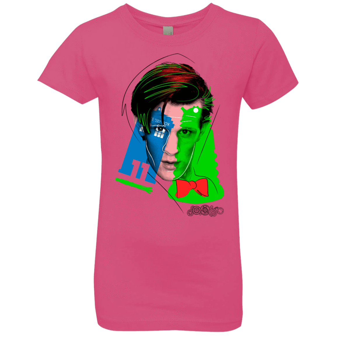 T-Shirts Hot Pink / YXS Doctor Warwhol 11 Girls Premium T-Shirt