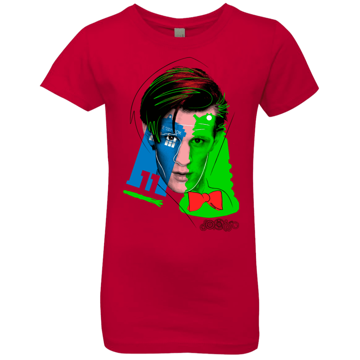 T-Shirts Red / YXS Doctor Warwhol 11 Girls Premium T-Shirt