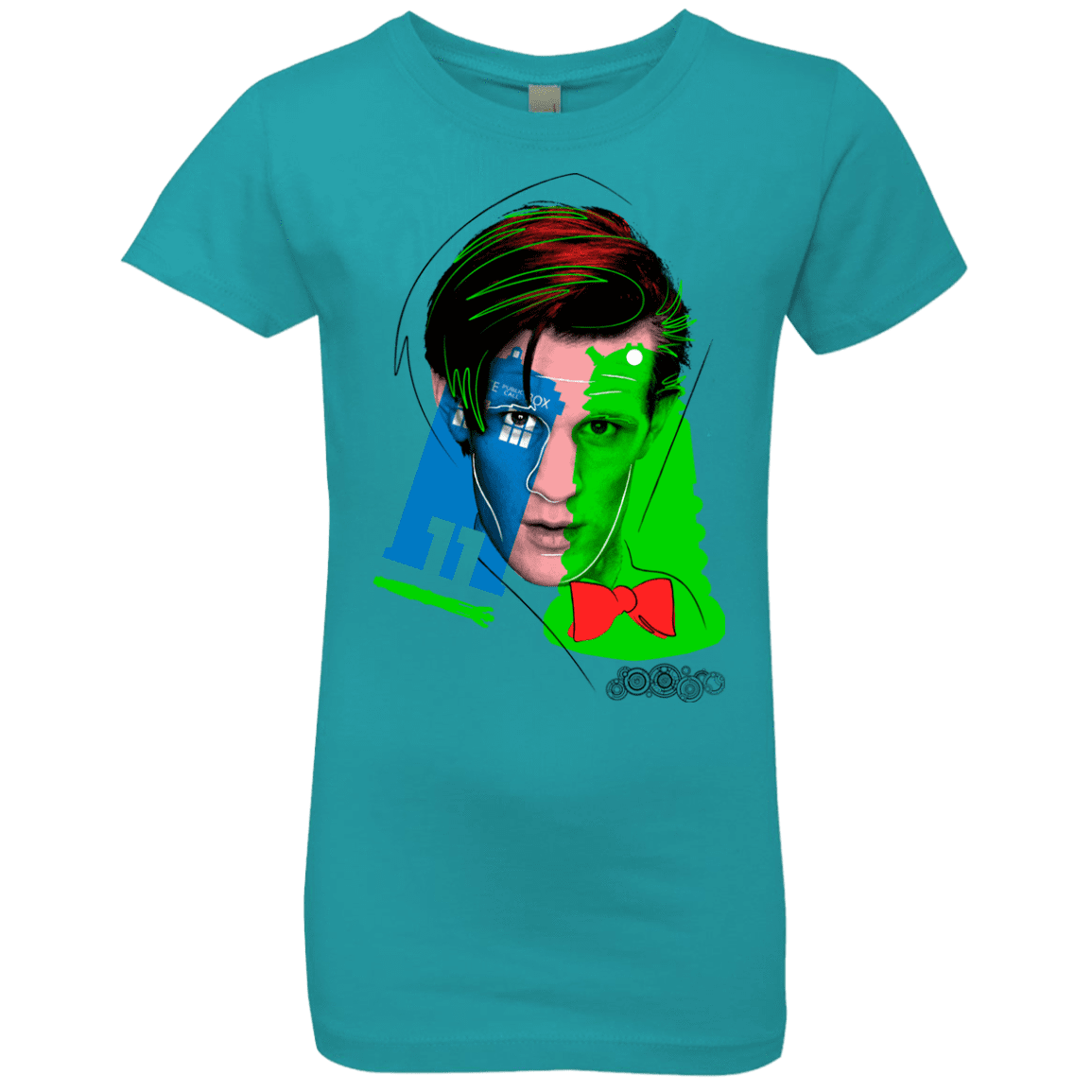 T-Shirts Tahiti Blue / YXS Doctor Warwhol 11 Girls Premium T-Shirt