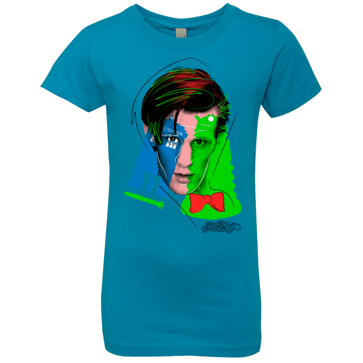 T-Shirts Turquoise / YXS Doctor Warwhol 11 Girls Premium T-Shirt