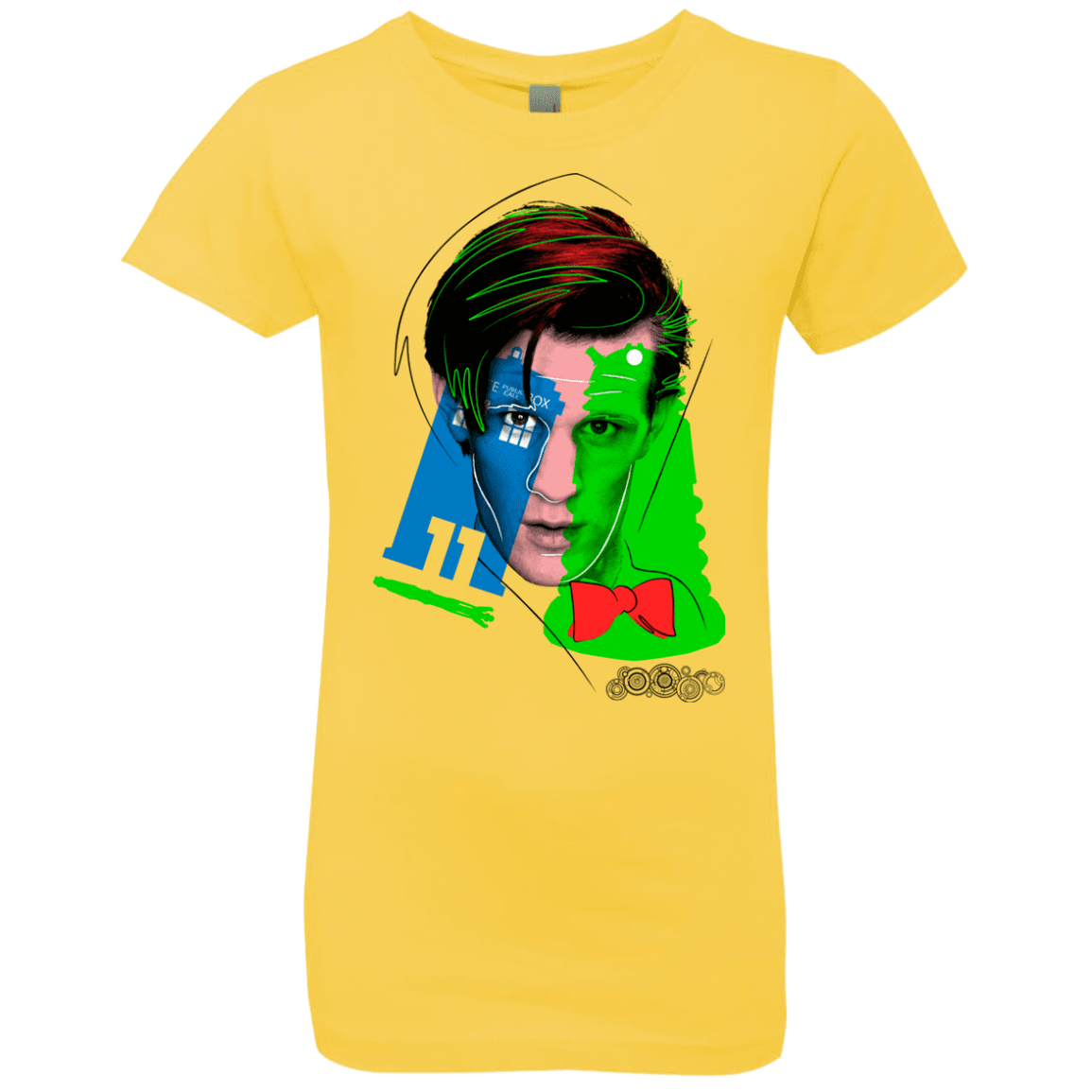 T-Shirts Vibrant Yellow / YXS Doctor Warwhol 11 Girls Premium T-Shirt