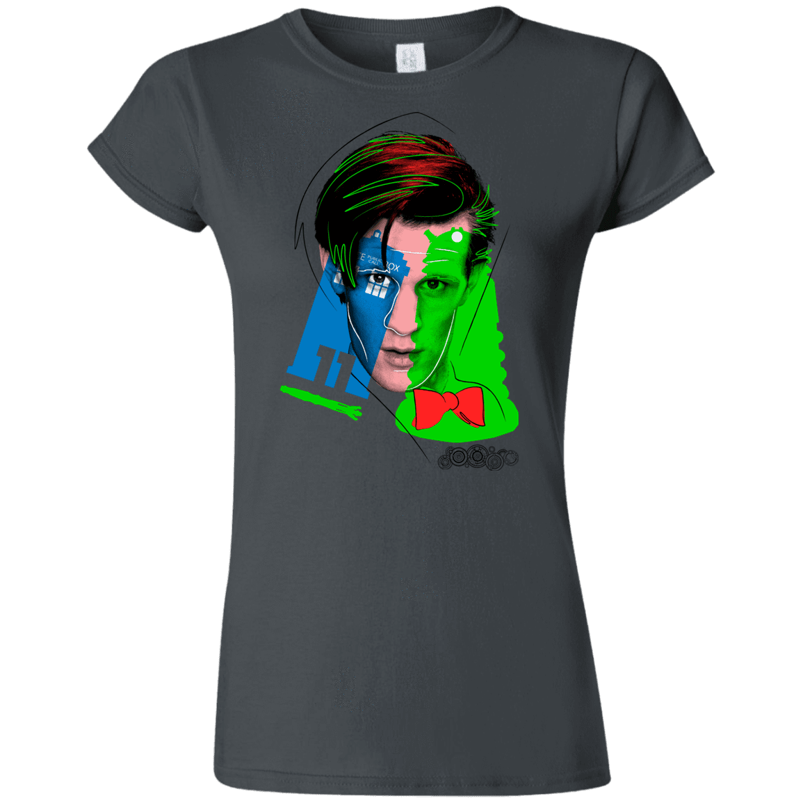 T-Shirts Charcoal / S Doctor Warwhol 11 Junior Slimmer-Fit T-Shirt