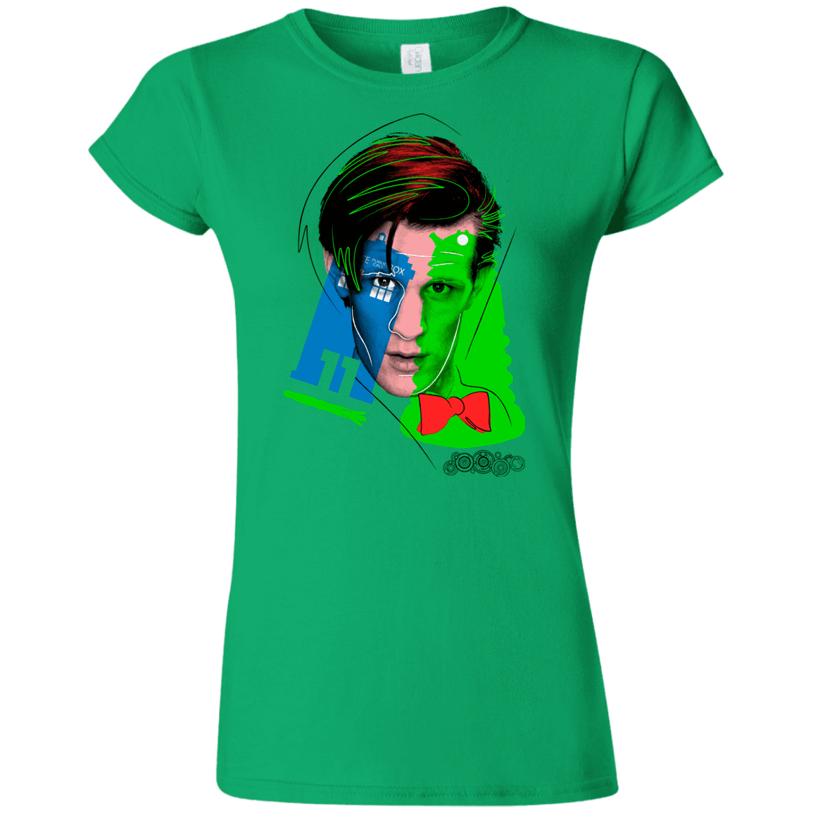 T-Shirts Irish Green / S Doctor Warwhol 11 Junior Slimmer-Fit T-Shirt