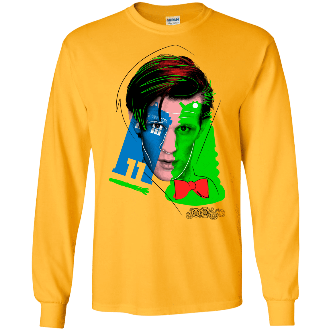 T-Shirts Gold / S Doctor Warwhol 11 Men's Long Sleeve T-Shirt