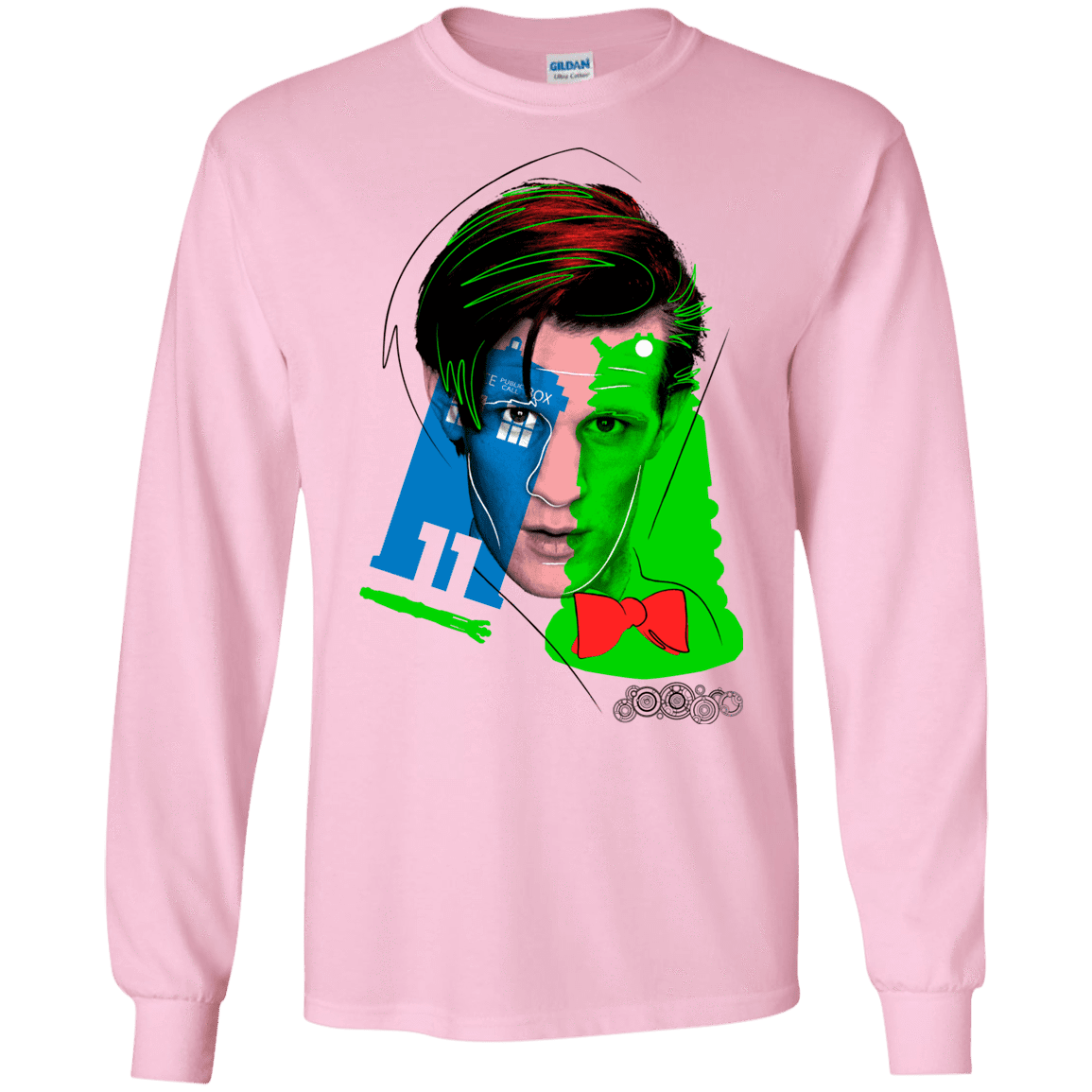 T-Shirts Light Pink / S Doctor Warwhol 11 Men's Long Sleeve T-Shirt