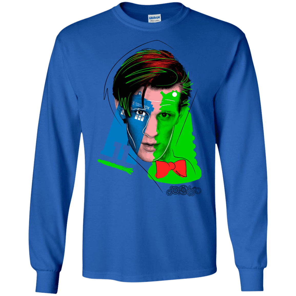 T-Shirts Royal / S Doctor Warwhol 11 Men's Long Sleeve T-Shirt