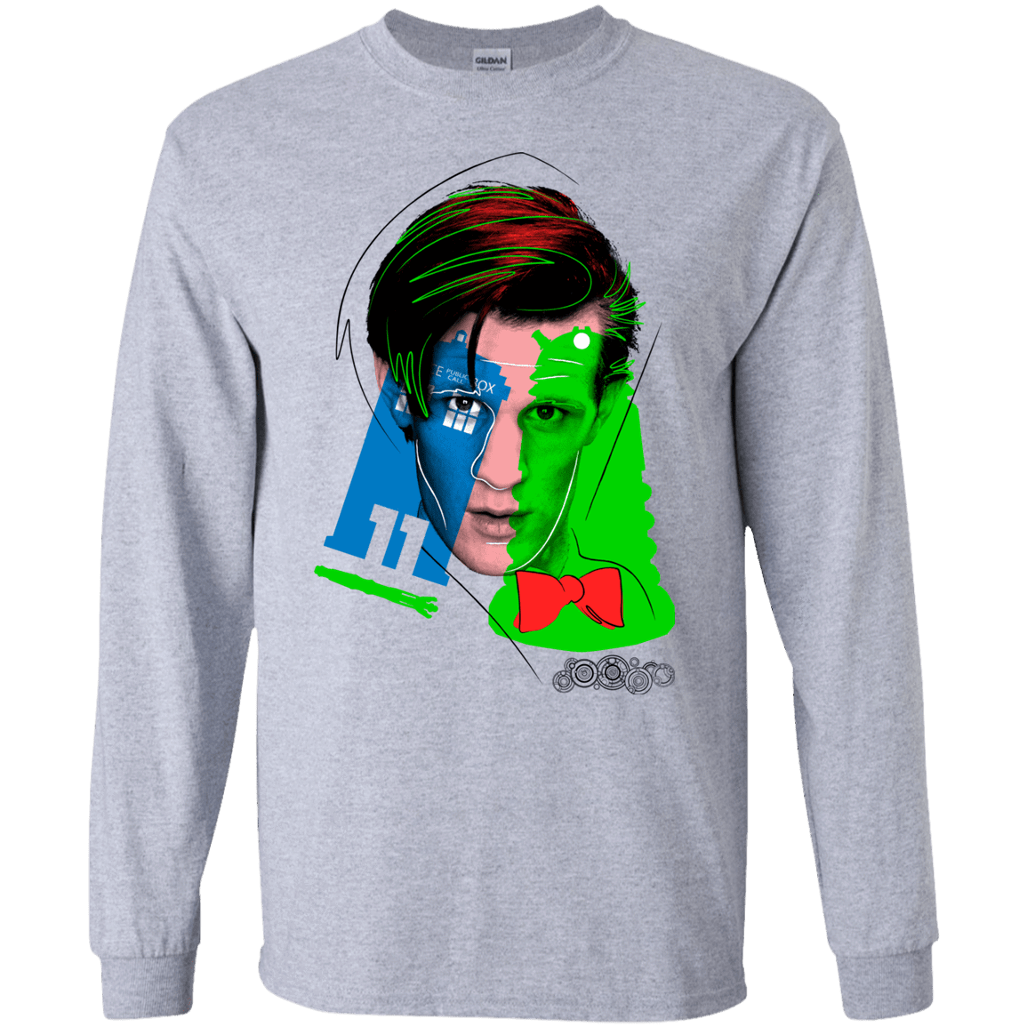 T-Shirts Sport Grey / S Doctor Warwhol 11 Men's Long Sleeve T-Shirt