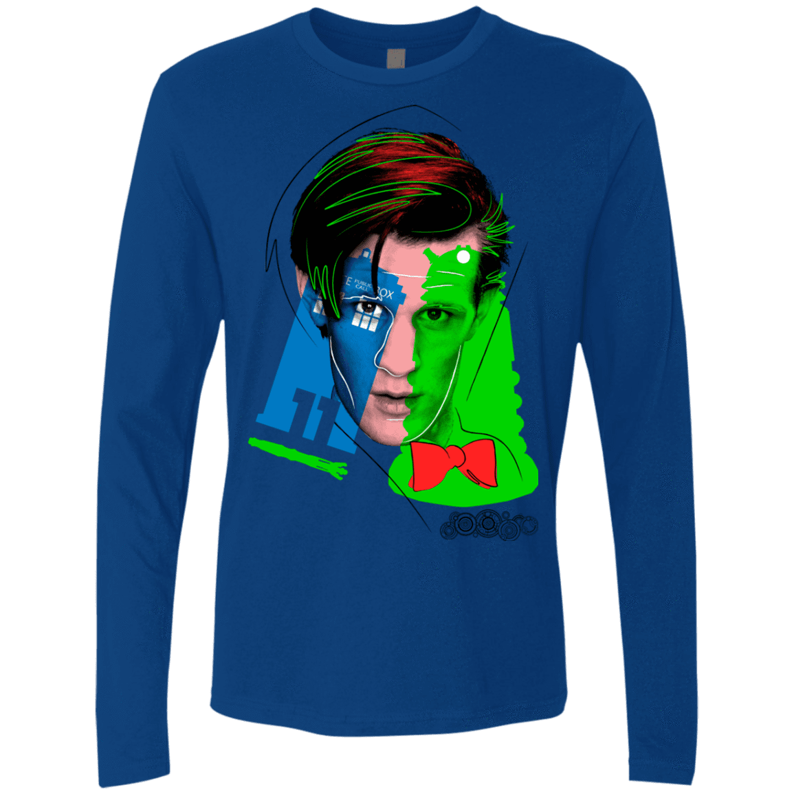 T-Shirts Royal / S Doctor Warwhol 11 Men's Premium Long Sleeve