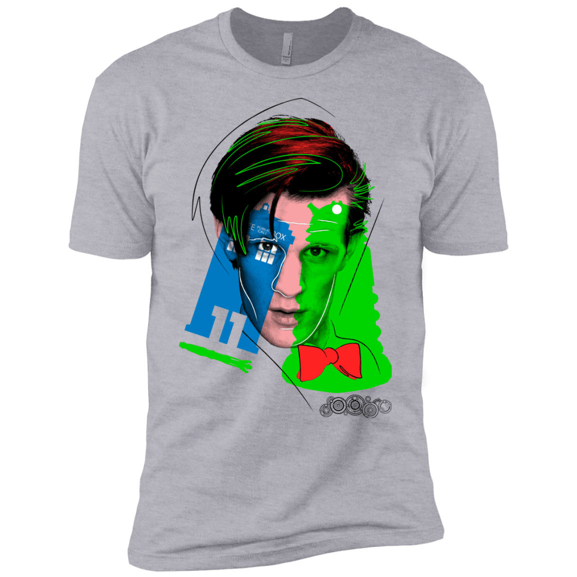 T-Shirts Heather Grey / X-Small Doctor Warwhol 11 Men's Premium T-Shirt