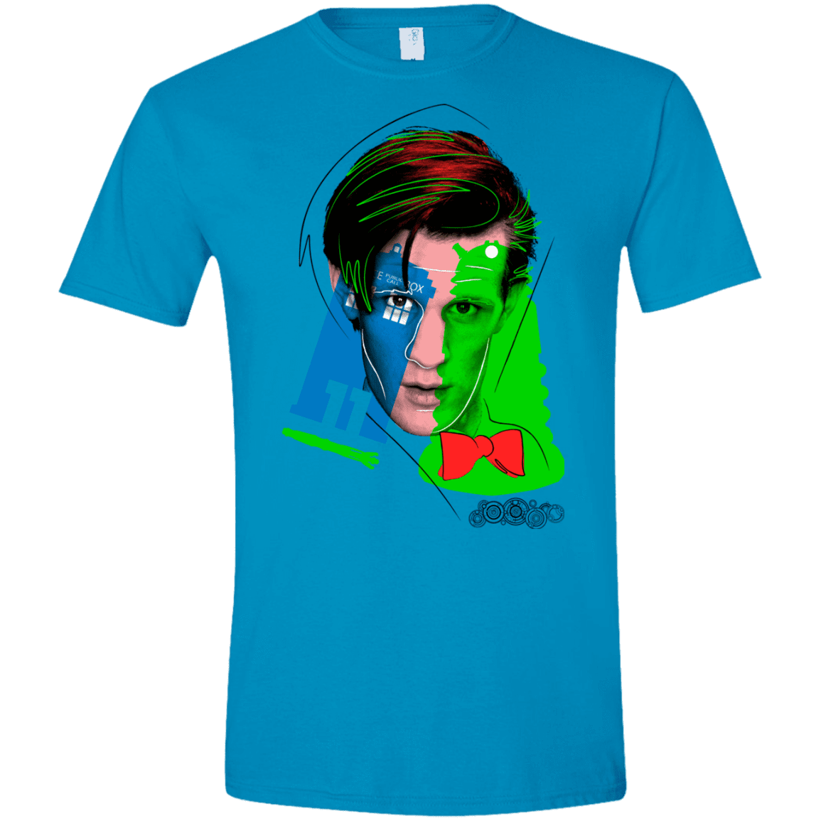 T-Shirts Sapphire / S Doctor Warwhol 11 Men's Semi-Fitted Softstyle