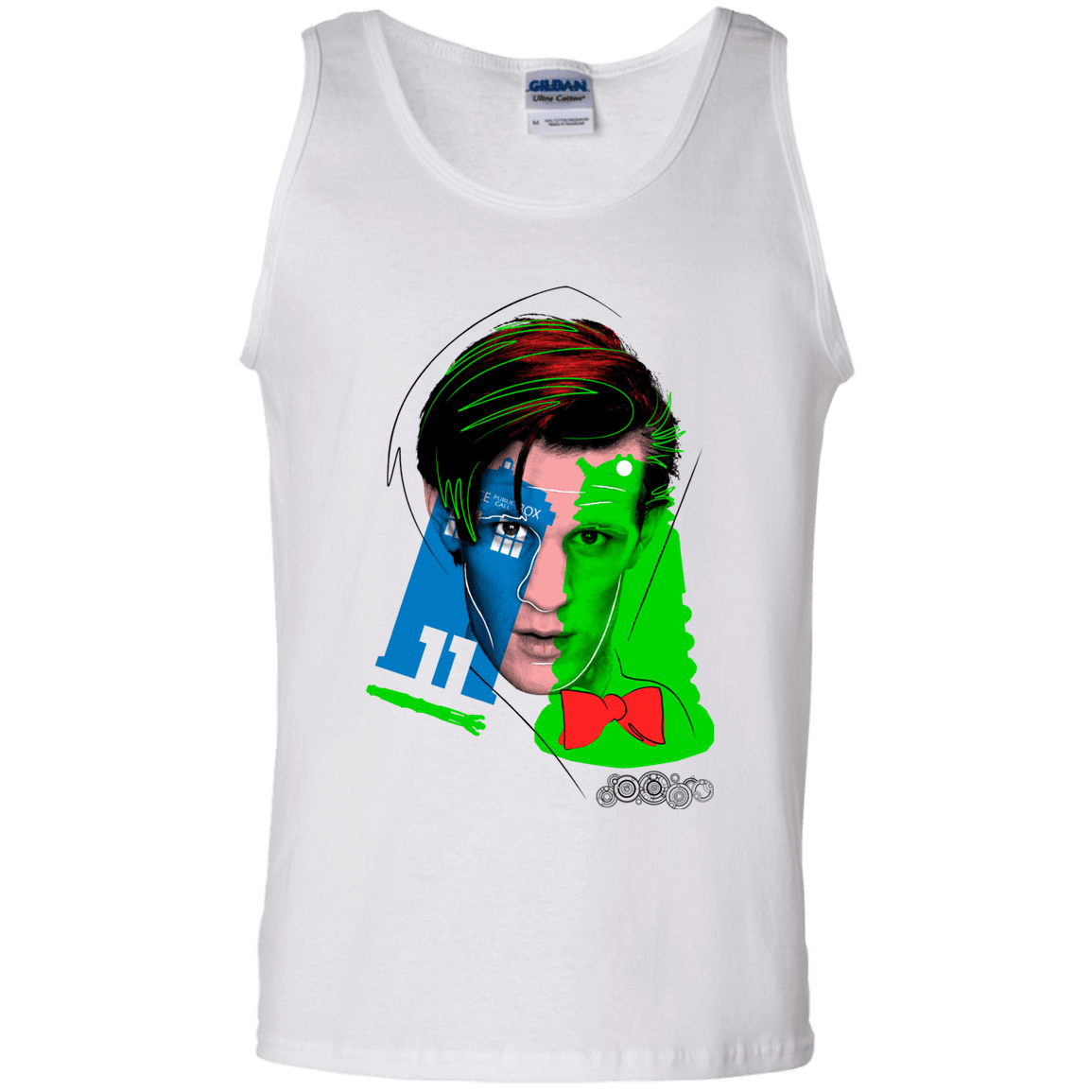 T-Shirts White / S Doctor Warwhol 11 Men's Tank Top