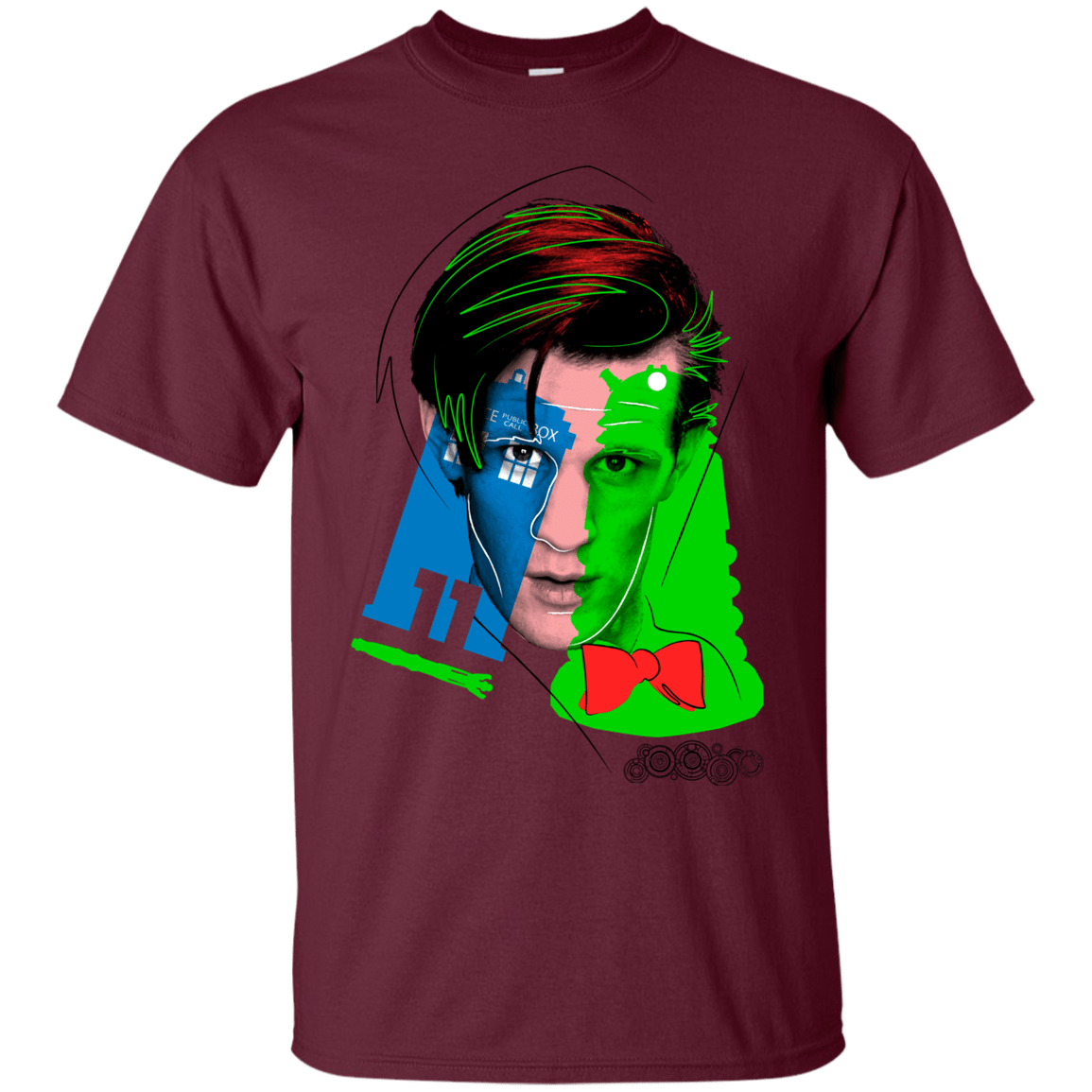 T-Shirts Maroon / S Doctor Warwhol 11 T-Shirt