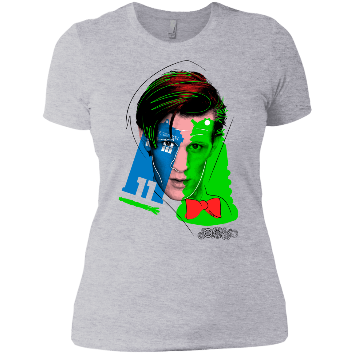 T-Shirts Heather Grey / X-Small Doctor Warwhol 11 Women's Premium T-Shirt