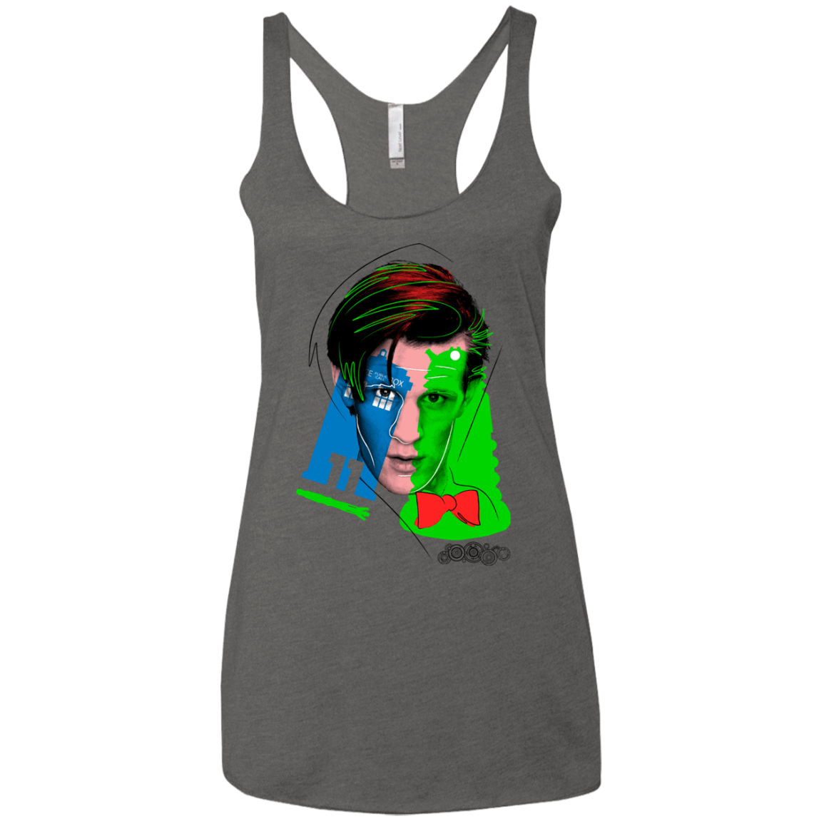 T-Shirts Premium Heather / X-Small Doctor Warwhol 11 Women's Triblend Racerback Tank