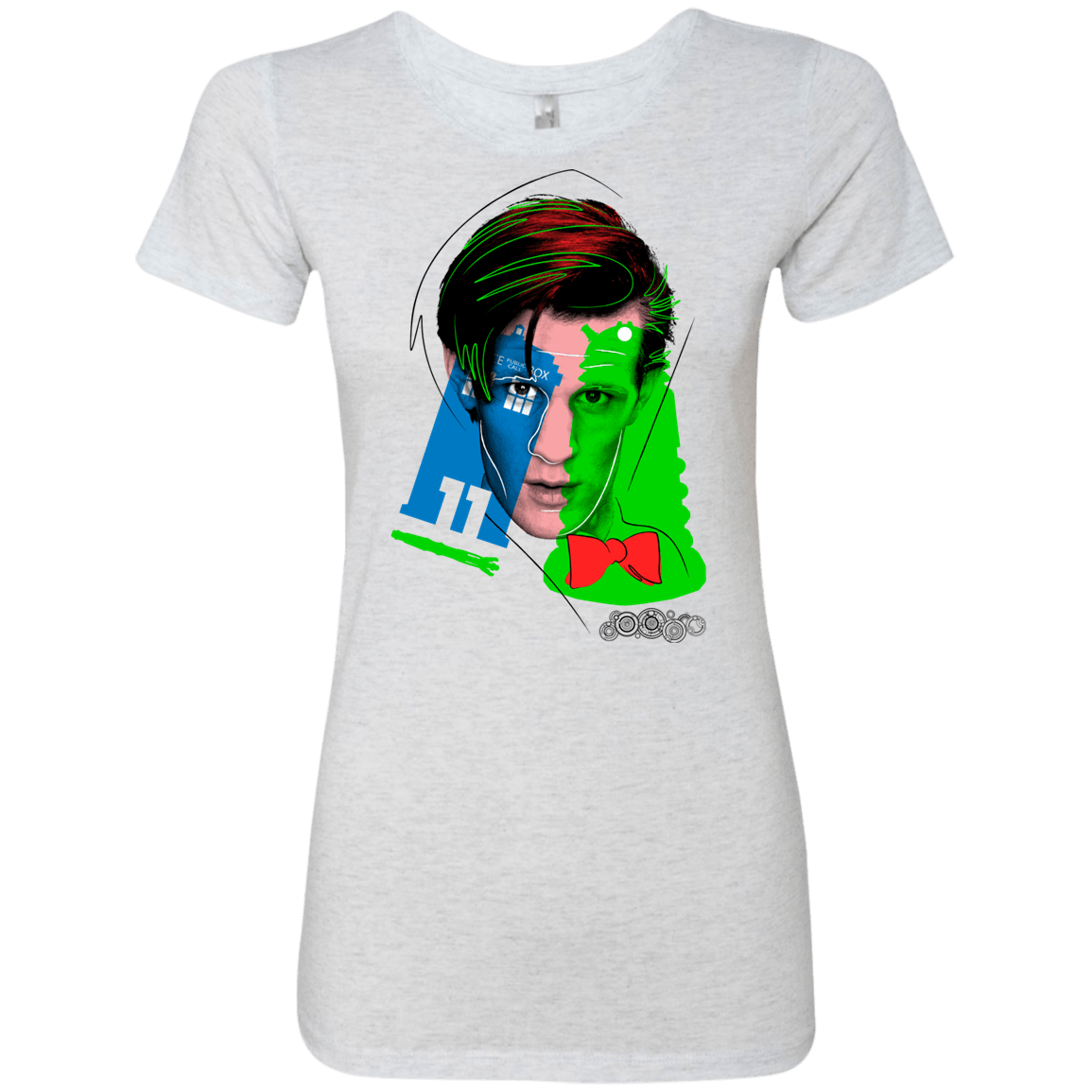 T-Shirts Heather White / S Doctor Warwhol 11 Women's Triblend T-Shirt