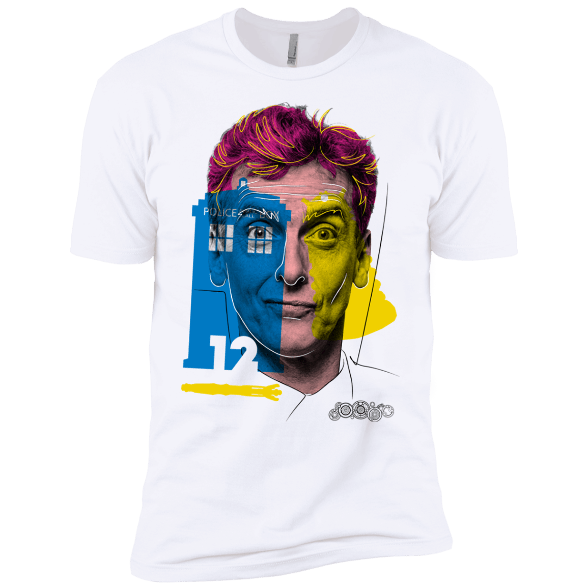 T-Shirts White / YXS Doctor Warwhol 12 Boys Premium T-Shirt