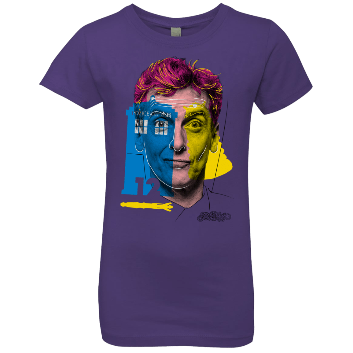 T-Shirts Purple Rush / YXS Doctor Warwhol 12 Girls Premium T-Shirt