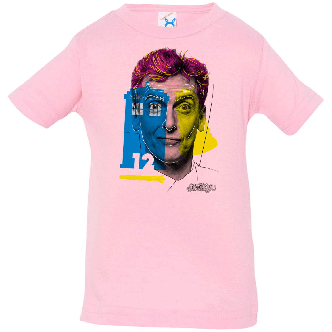 T-Shirts Pink / 6 Months Doctor Warwhol 12 Infant Premium T-Shirt