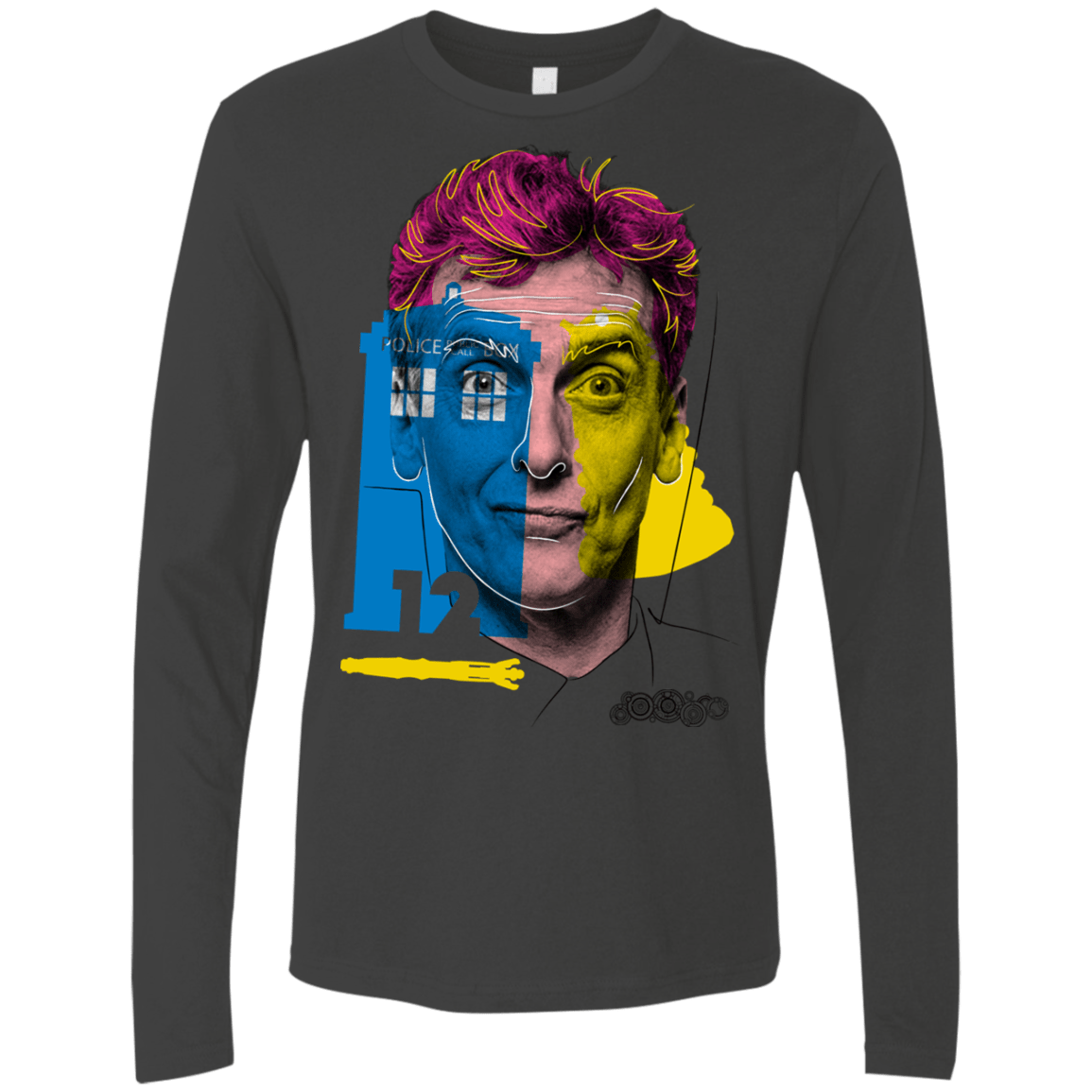 T-Shirts Heavy Metal / S Doctor Warwhol 12 Men's Premium Long Sleeve