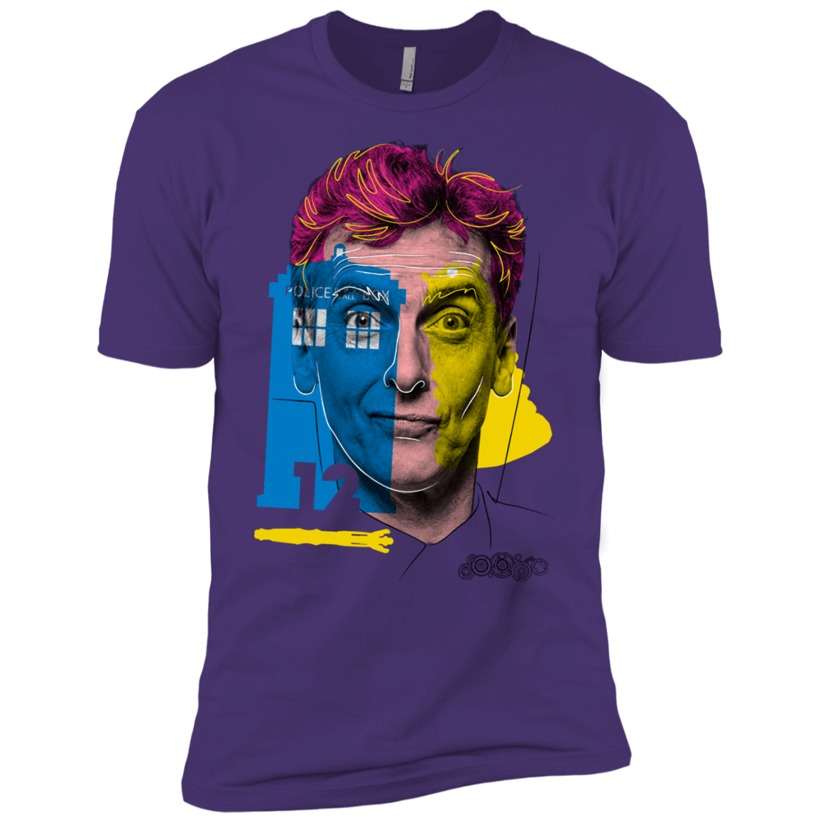 T-Shirts Purple Rush/ / X-Small Doctor Warwhol 12 Men's Premium T-Shirt