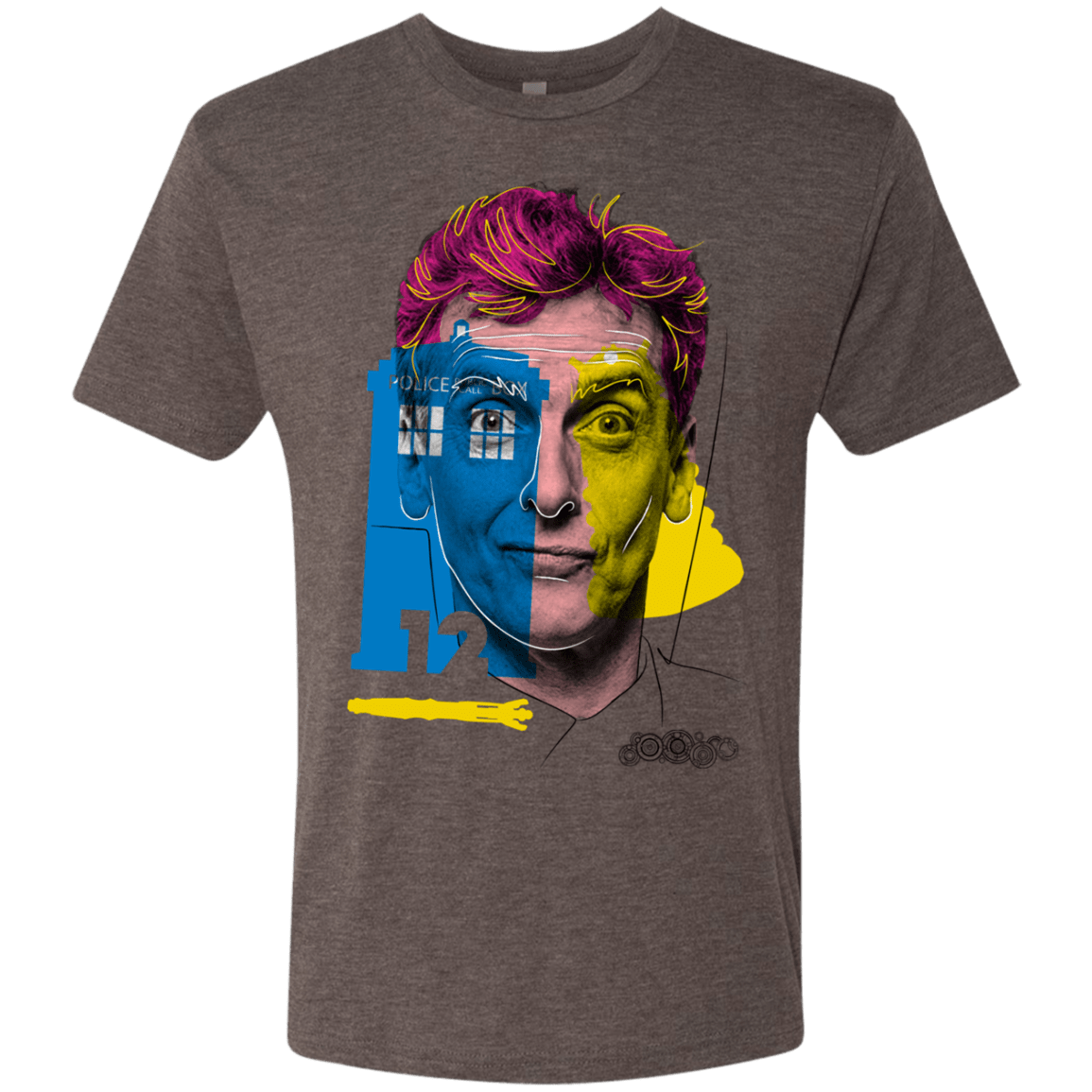 T-Shirts Macchiato / S Doctor Warwhol 12 Men's Triblend T-Shirt