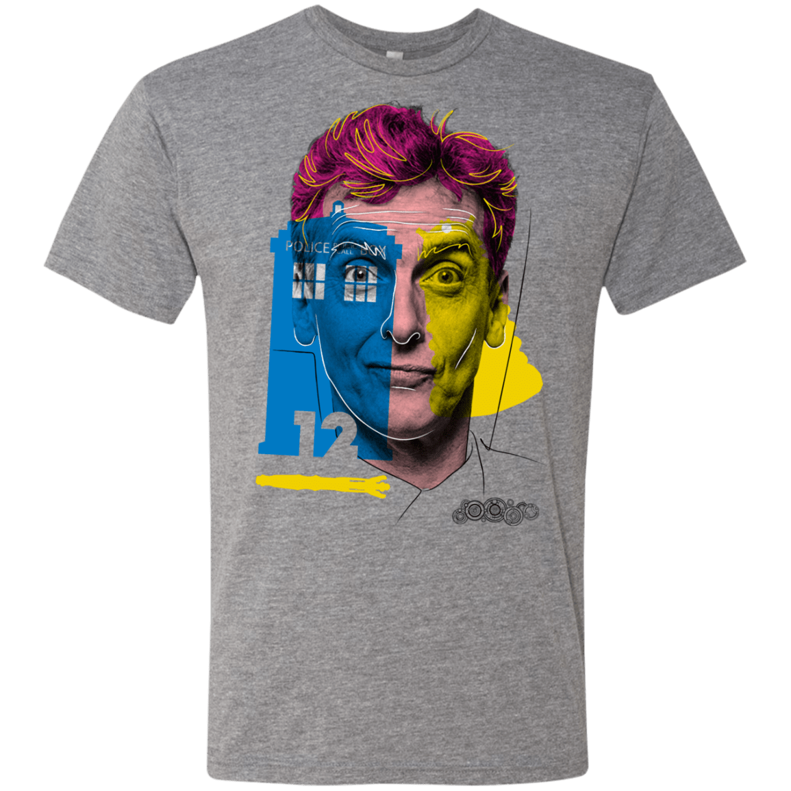 T-Shirts Premium Heather / S Doctor Warwhol 12 Men's Triblend T-Shirt