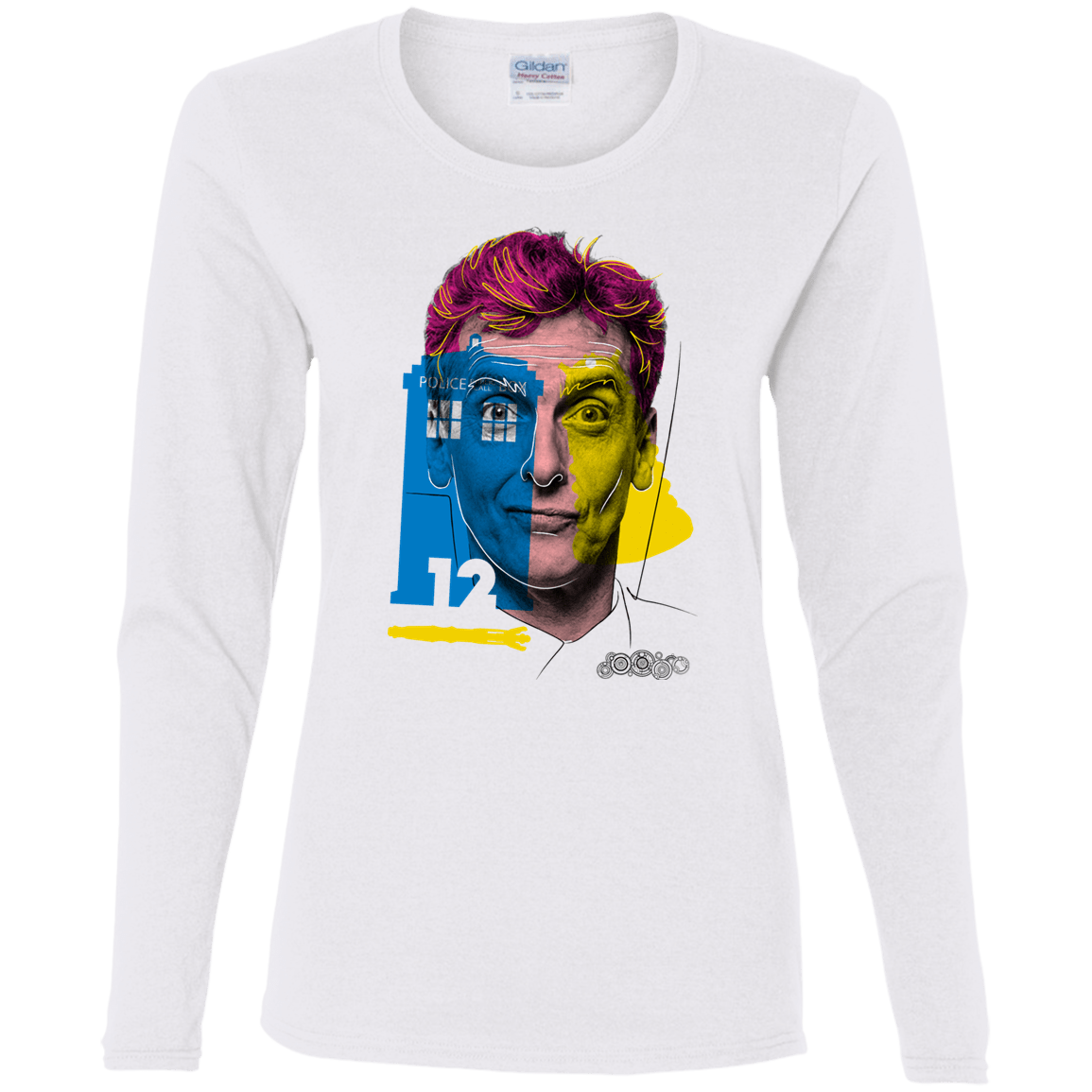 T-Shirts White / S Doctor Warwhol 12 Women's Long Sleeve T-Shirt