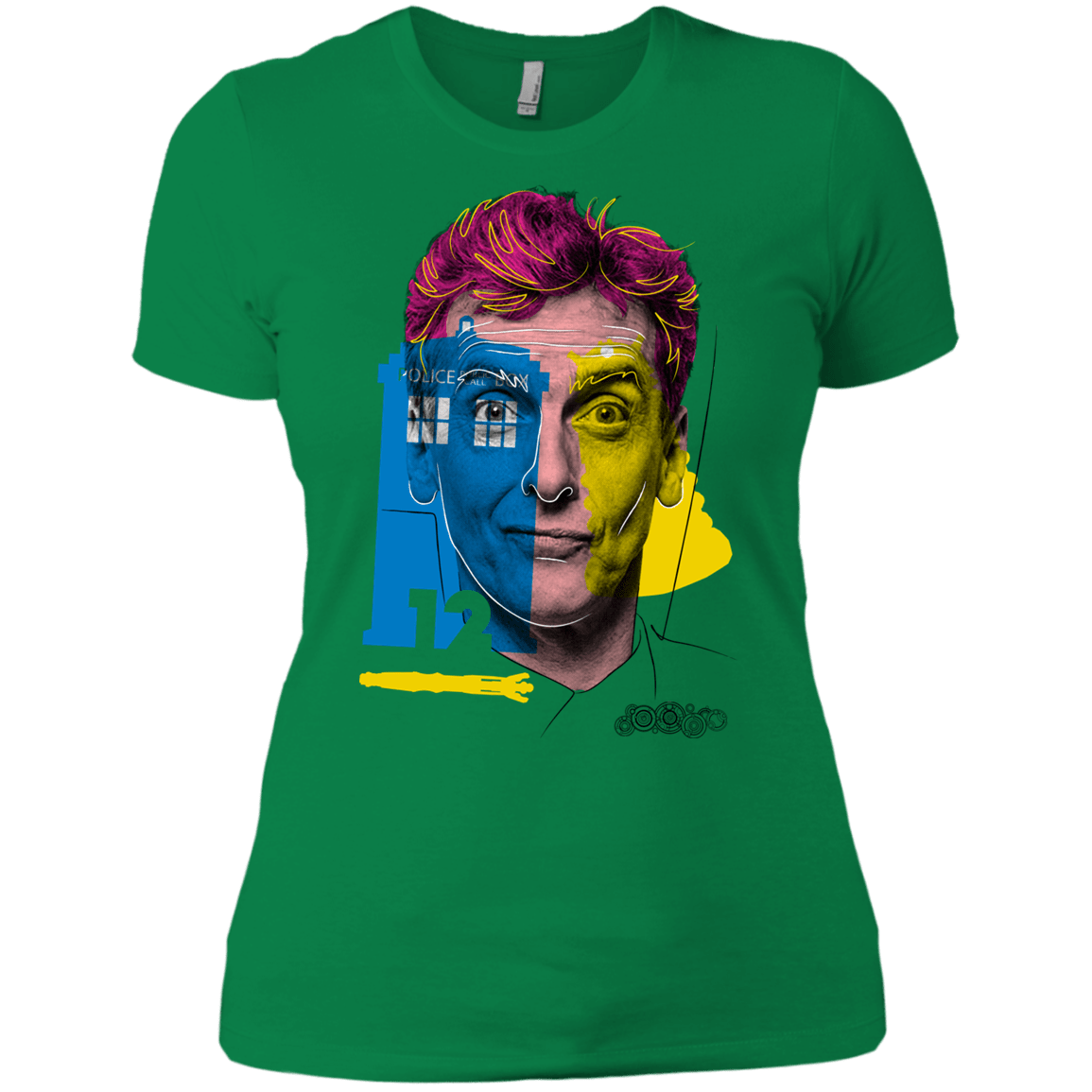 T-Shirts Kelly Green / X-Small Doctor Warwhol 12 Women's Premium T-Shirt