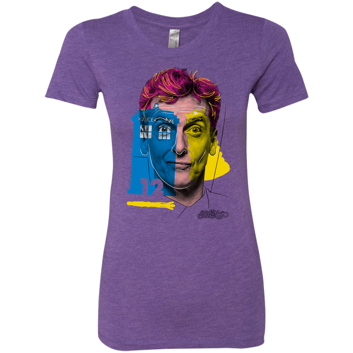 T-Shirts Purple Rush / S Doctor Warwhol 12 Women's Triblend T-Shirt