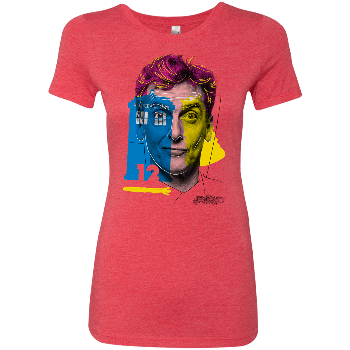 T-Shirts Vintage Red / S Doctor Warwhol 12 Women's Triblend T-Shirt