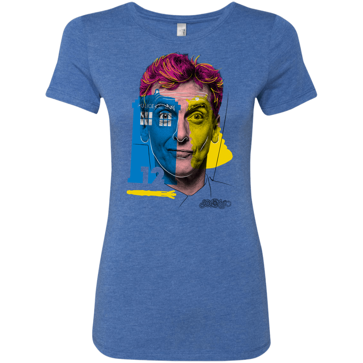 T-Shirts Vintage Royal / S Doctor Warwhol 12 Women's Triblend T-Shirt