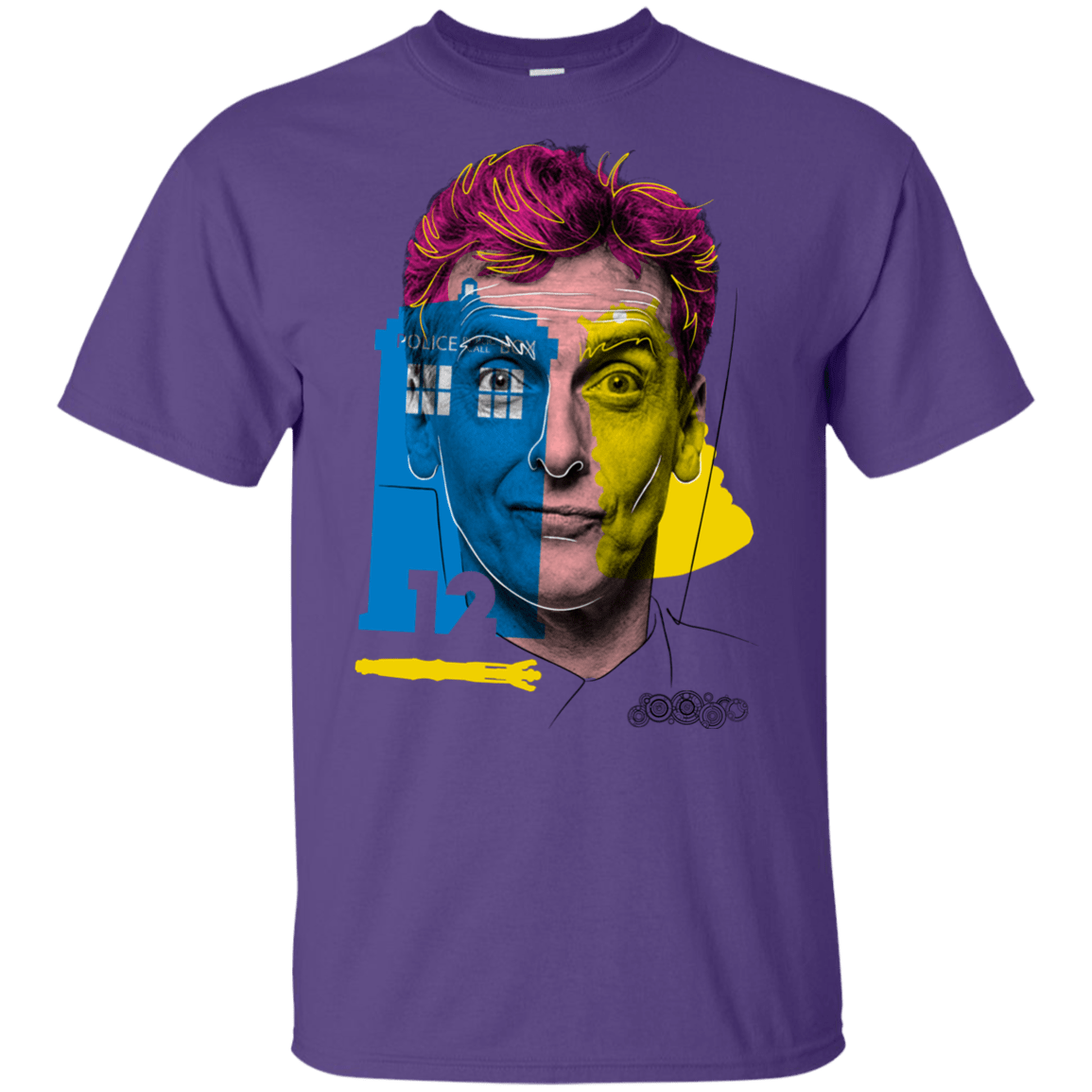T-Shirts Purple / YXS Doctor Warwhol 12 Youth T-Shirt
