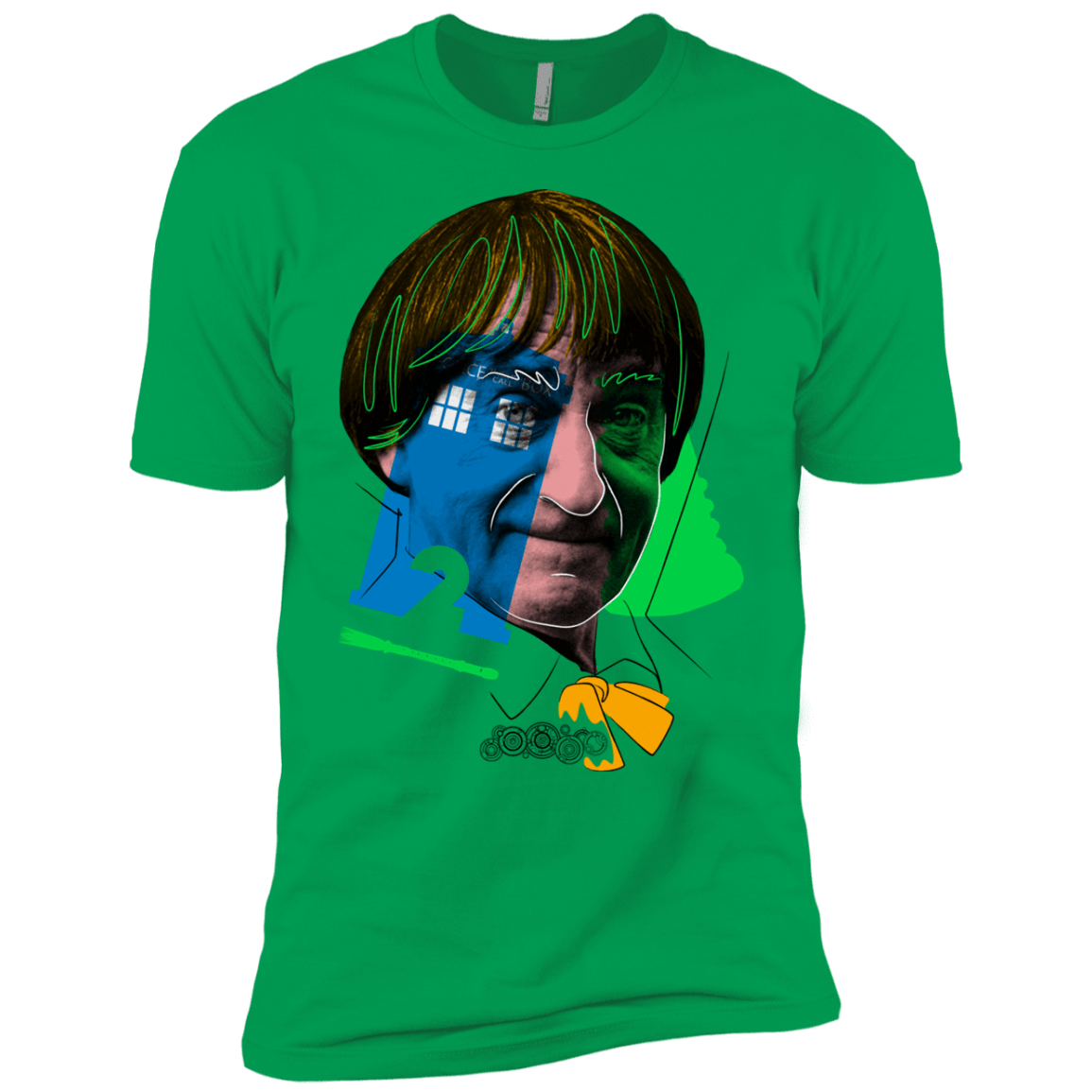 T-Shirts Kelly Green / YXS Doctor Warwhol 2 Boys Premium T-Shirt