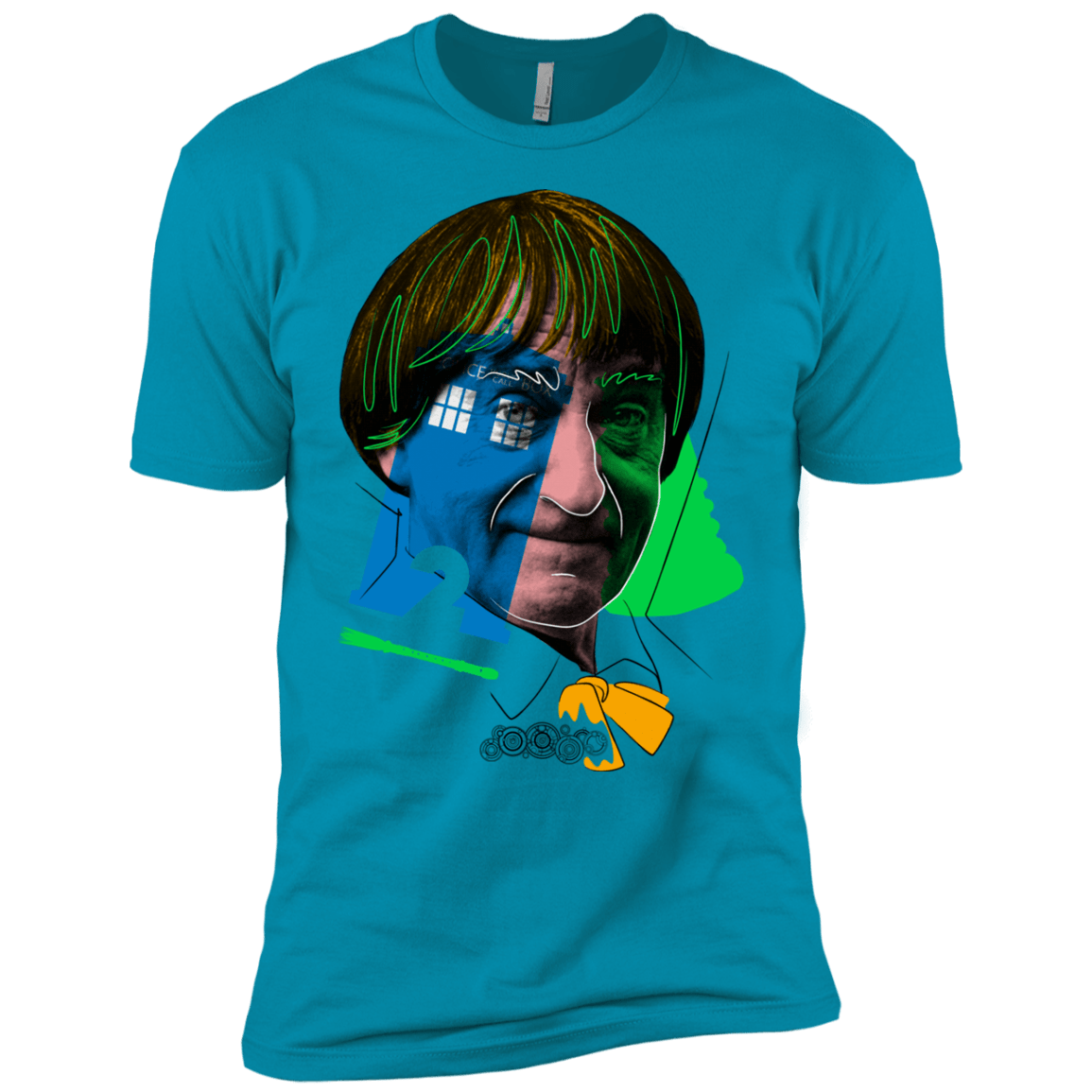 T-Shirts Turquoise / YXS Doctor Warwhol 2 Boys Premium T-Shirt