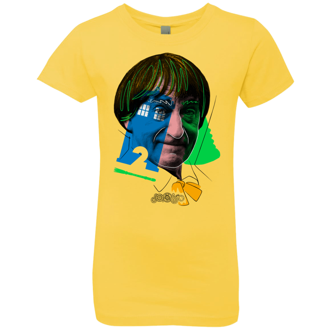 T-Shirts Vibrant Yellow / YXS Doctor Warwhol 2 Girls Premium T-Shirt