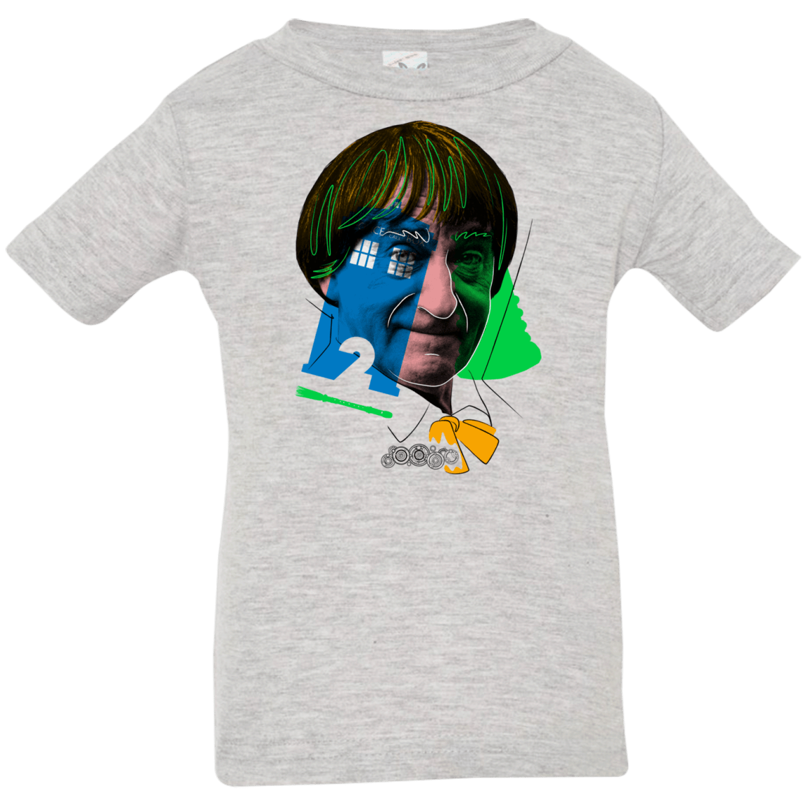 T-Shirts Heather Grey / 6 Months Doctor Warwhol 2 Infant Premium T-Shirt