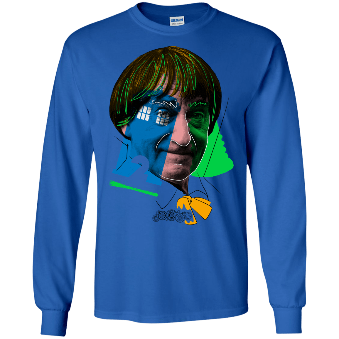 T-Shirts Royal / S Doctor Warwhol 2 Men's Long Sleeve T-Shirt