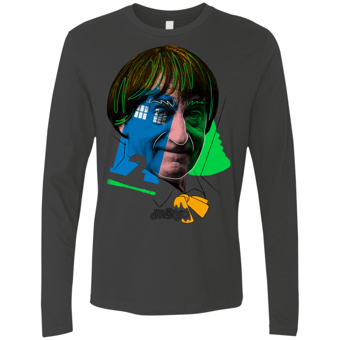 T-Shirts Heavy Metal / S Doctor Warwhol 2 Men's Premium Long Sleeve