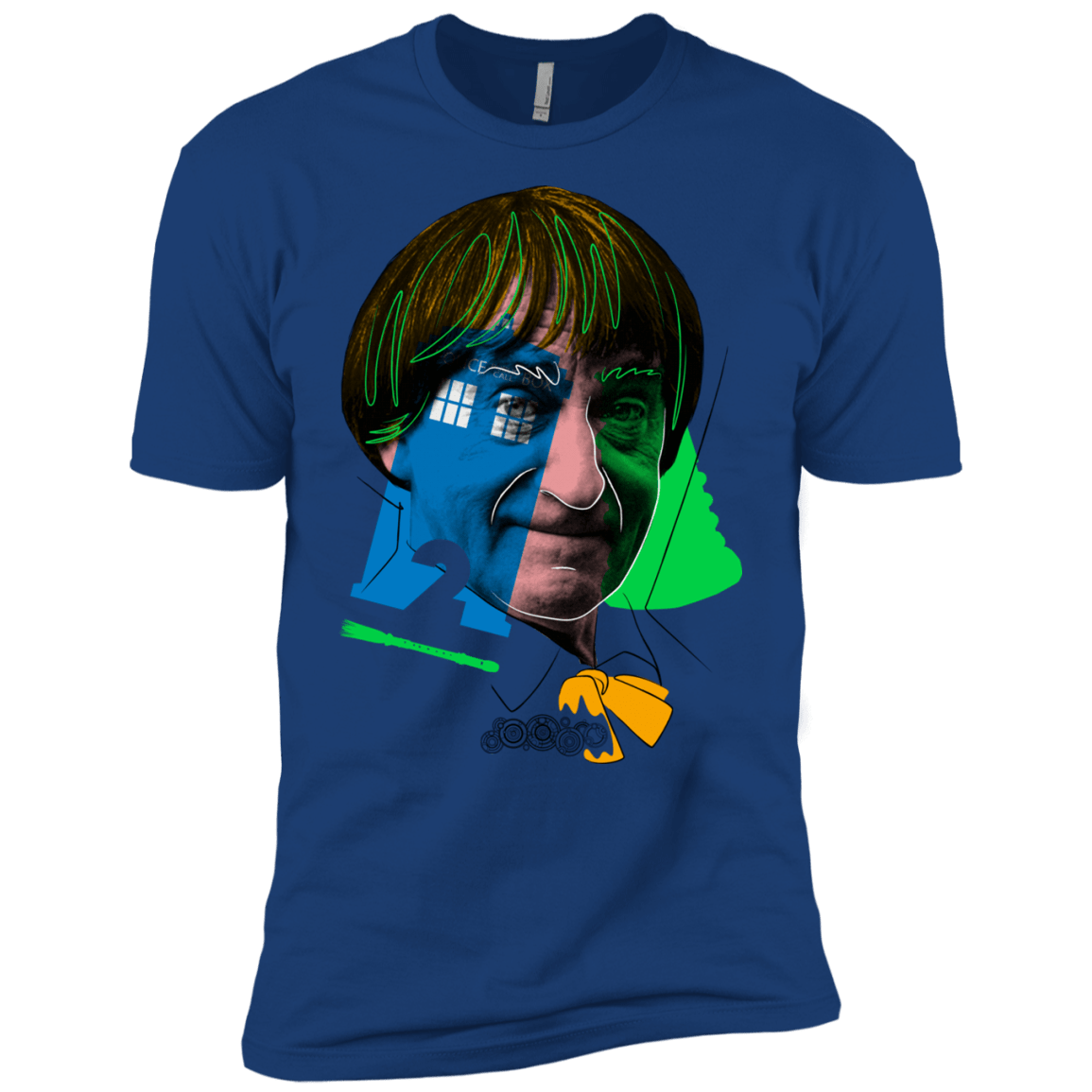 T-Shirts Royal / X-Small Doctor Warwhol 2 Men's Premium T-Shirt