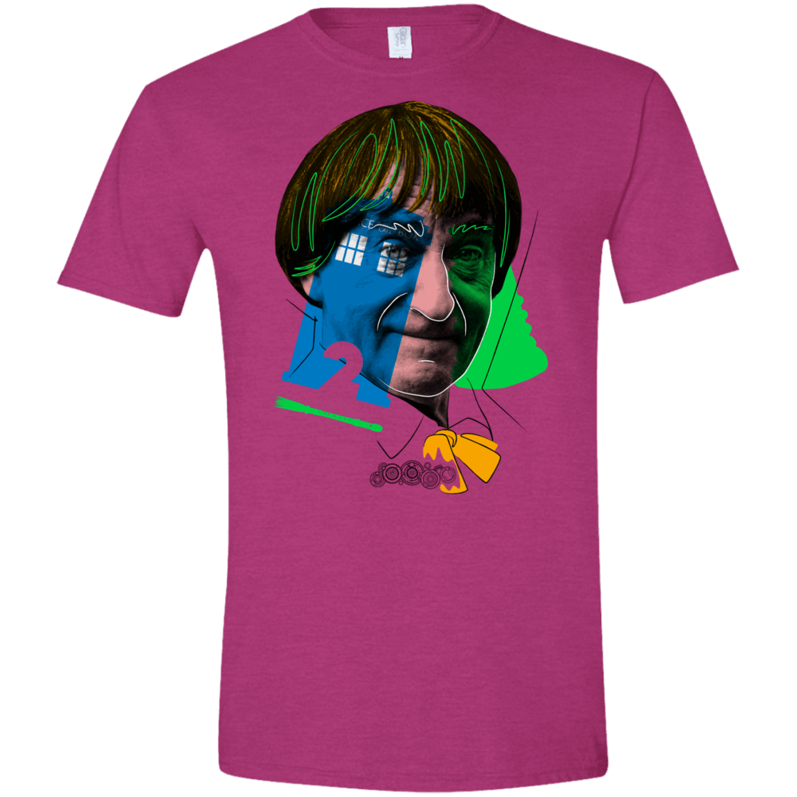 T-Shirts Antique Heliconia / S Doctor Warwhol 2 Men's Semi-Fitted Softstyle