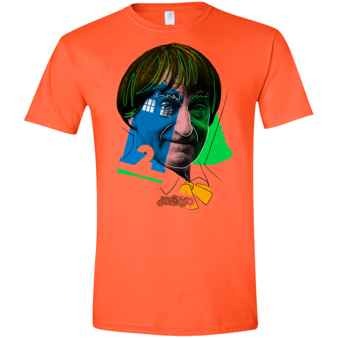 T-Shirts Orange / S Doctor Warwhol 2 Men's Semi-Fitted Softstyle