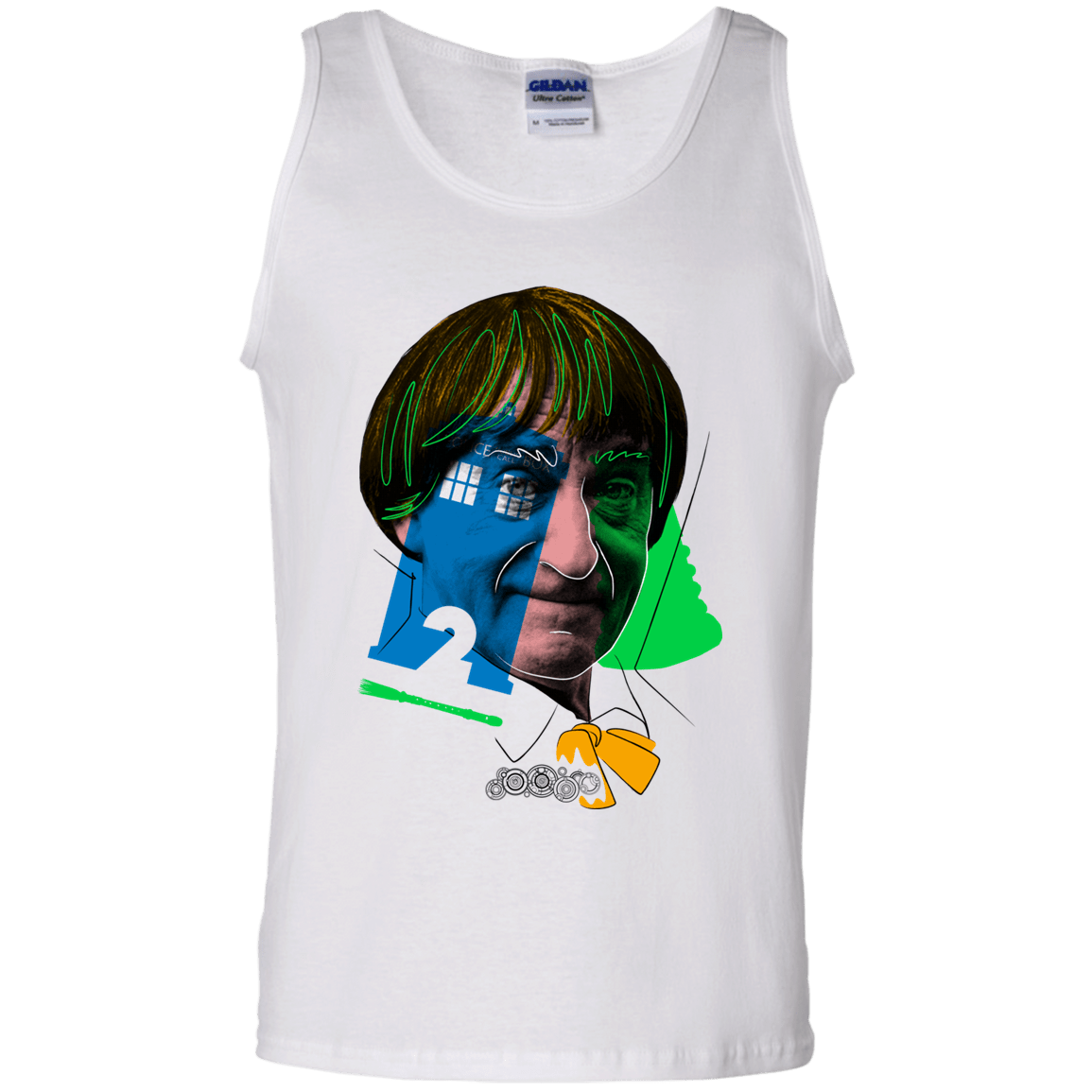 T-Shirts White / S Doctor Warwhol 2 Men's Tank Top