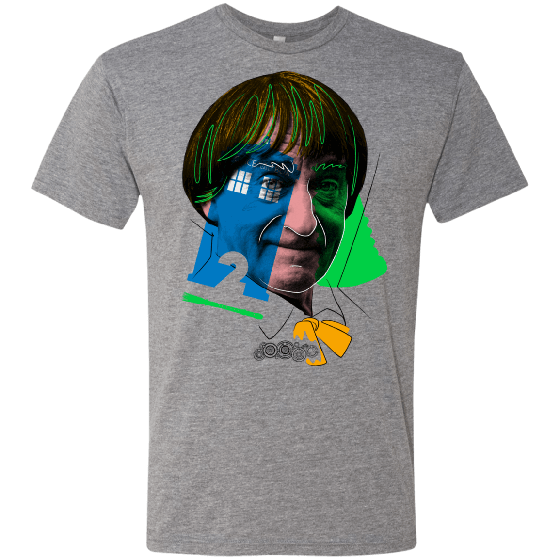 T-Shirts Premium Heather / S Doctor Warwhol 2 Men's Triblend T-Shirt