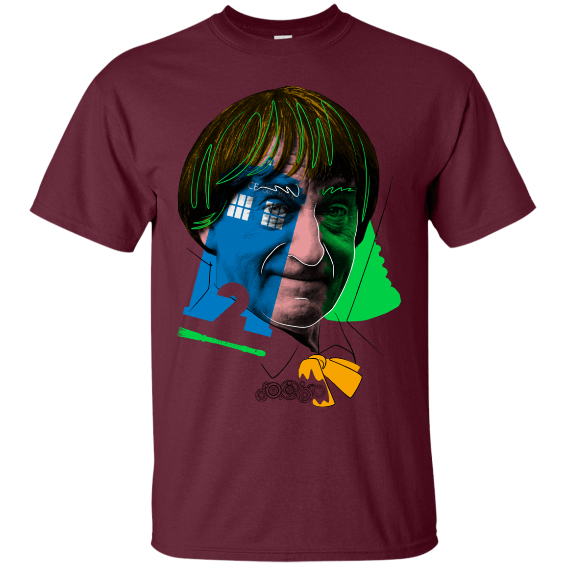 T-Shirts Maroon / S Doctor Warwhol 2 T-Shirt