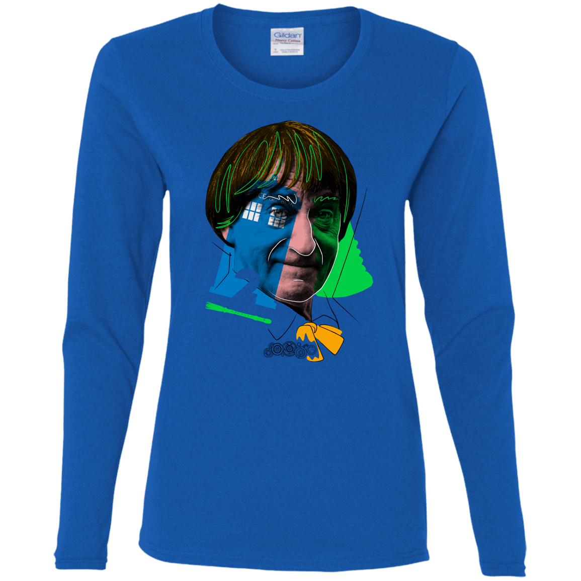 T-Shirts Royal / S Doctor Warwhol 2 Women's Long Sleeve T-Shirt