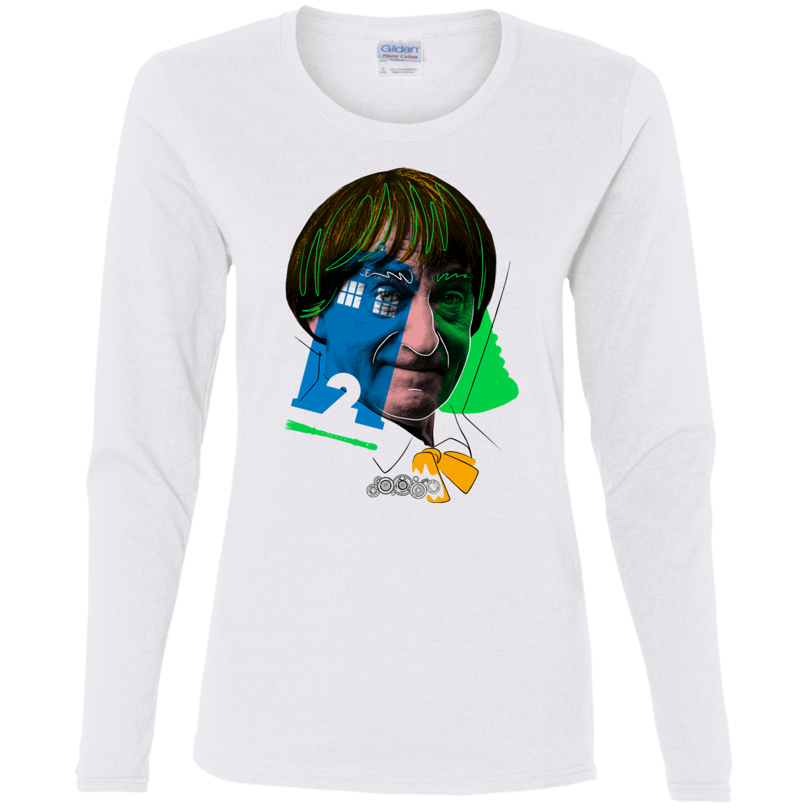 T-Shirts White / S Doctor Warwhol 2 Women's Long Sleeve T-Shirt