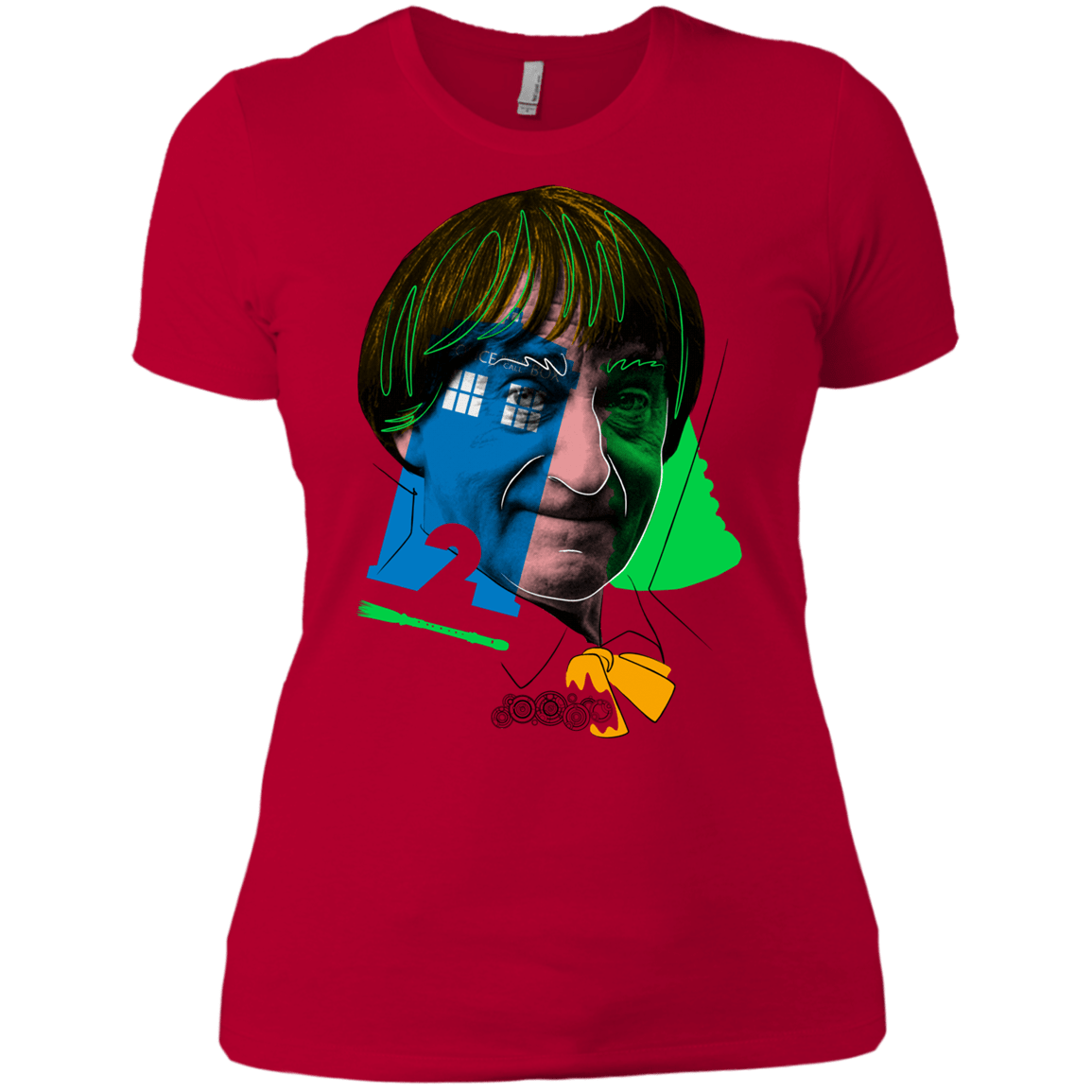 T-Shirts Red / X-Small Doctor Warwhol 2 Women's Premium T-Shirt