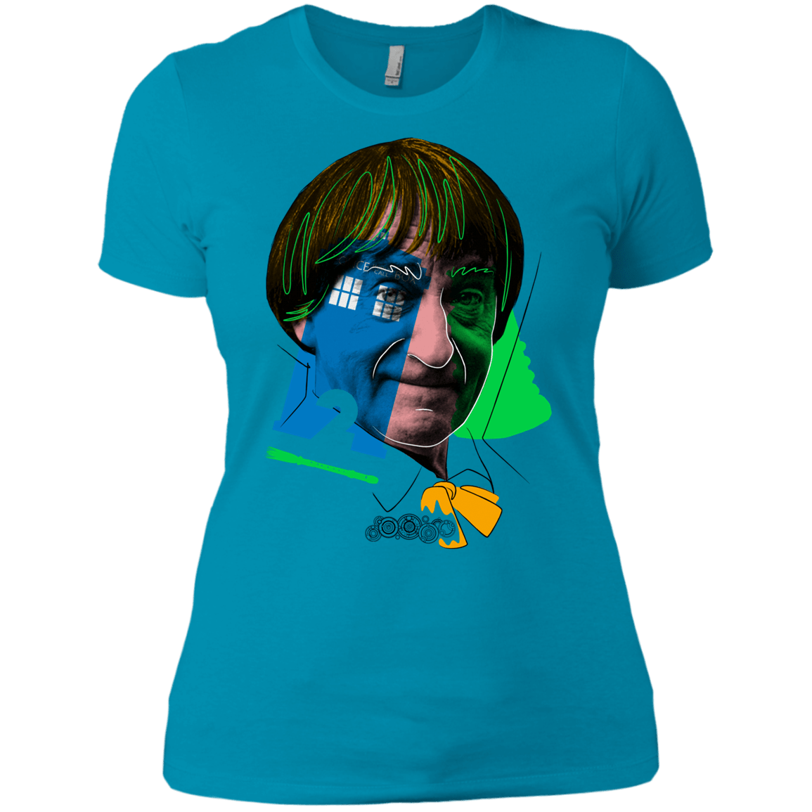T-Shirts Turquoise / X-Small Doctor Warwhol 2 Women's Premium T-Shirt